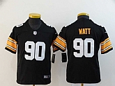 Youth Nike Steelers 90 T.J. Watt Black Alternate Vapor Untouchable Limited Jersey,baseball caps,new era cap wholesale,wholesale hats